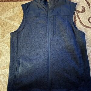 Men's George Navy Blue and Black Men’s Sleeveless Jacket Size XL